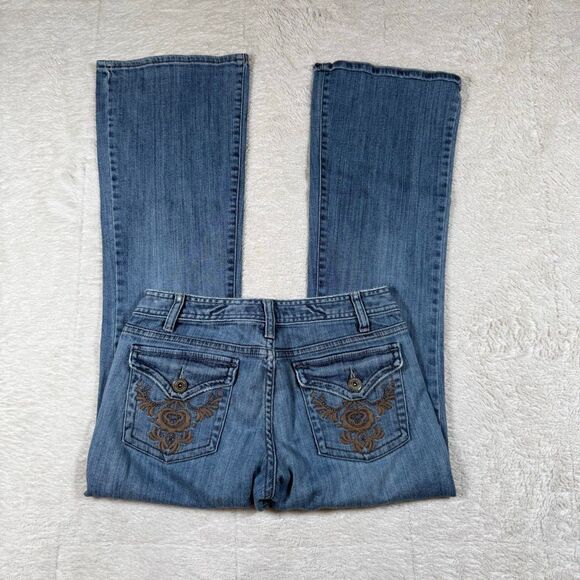 Vintage Y2K Aeropostale Bootcut Flare Women’s Light Wash Jeans - Picture 1 of 8